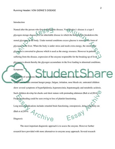 Inheritable Gierkes Disease
