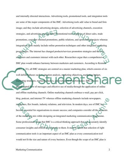 Marketing communication