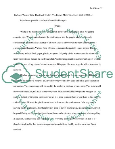 No Impact Man Experiment