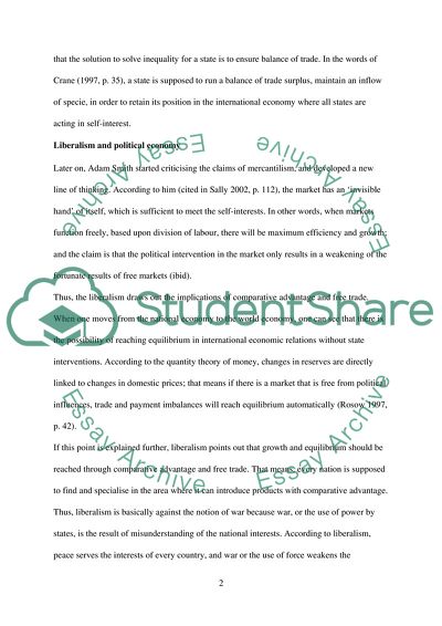 International Political Economy in Theoretical Traditions