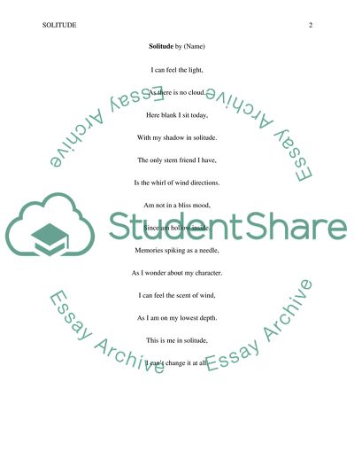 The Process of Writing a Poem