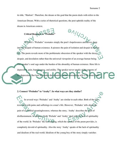 Richard Corey, Harlem and Preludes