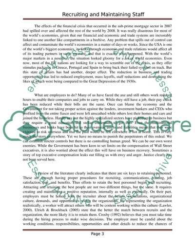 The recruit essay picture