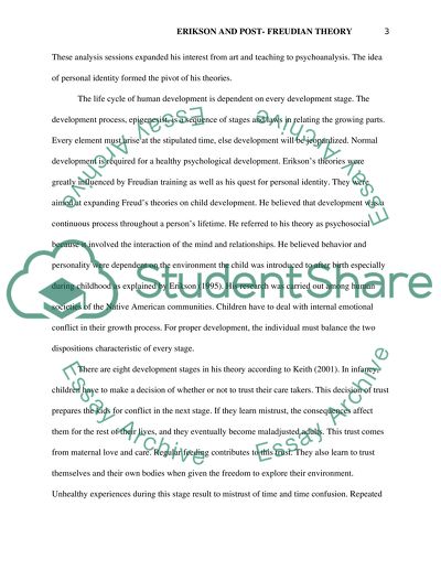 Erikson and Post-Freudian Theory