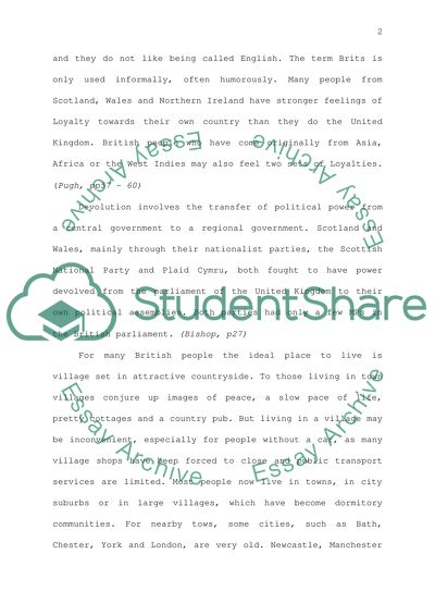 Britian is a georaphically disunited kingdom