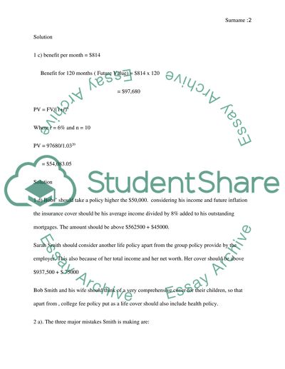 Personal Risk Management Project