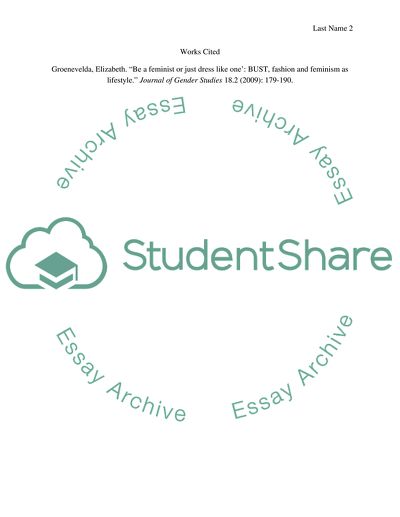 Fashion and Gendered Appearance