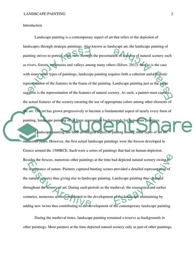 The Emergence and development of landscape painting