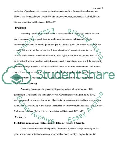 GDP and the circular flow of income and expenditures