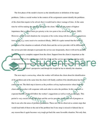 Comparison and Contrast Two Social Work Theory: Task Centered Practice and Crisis Intervention