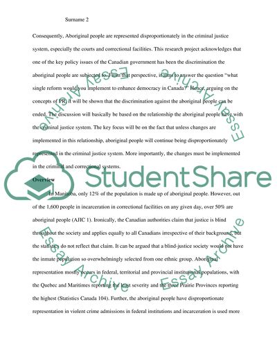Proportional Representation of Reform to Implement to Enhance Democracy in Canada