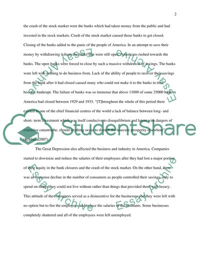 The Great Depression