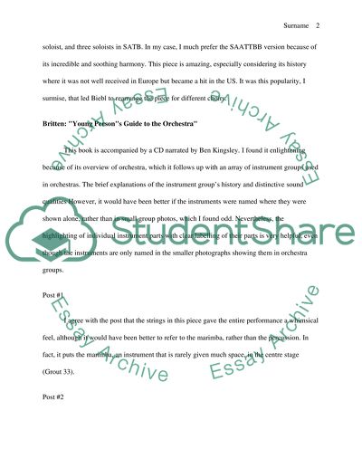 Early Music through the Baroque Period