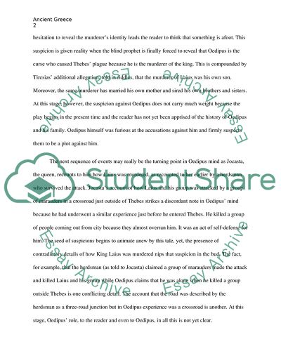 The Greek Tragedy Oedipus by Sophocles