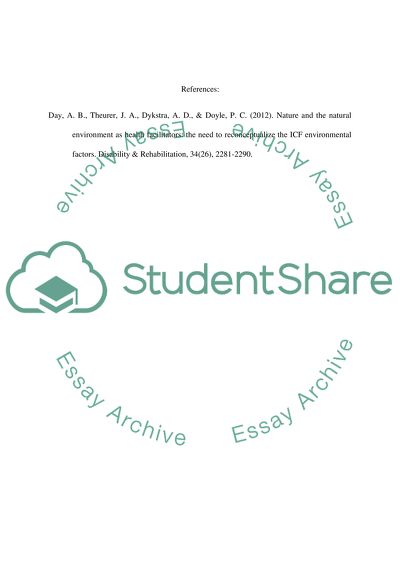 Influence of the Environment