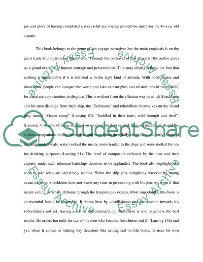 The Great Explorations: Journey of Shackleton