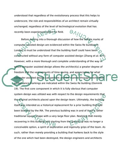 Computer in architecture: Norman Fosters Swiss Re building in London