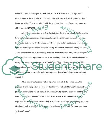 Analysis of Hot Wheels Commercials