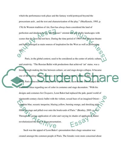 Color in the Sets and Costumes of Leon Bakst