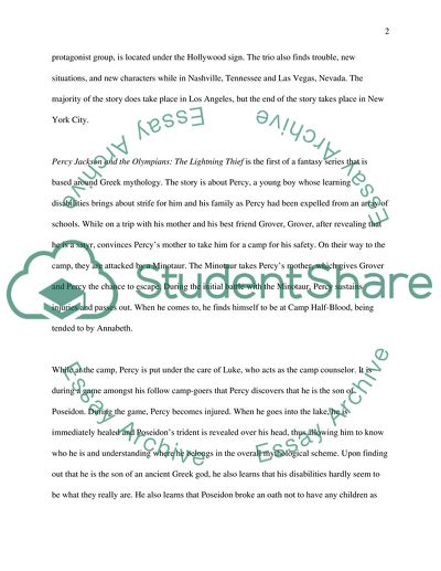 Greek Mythology in Percy Jackson and the Olympians