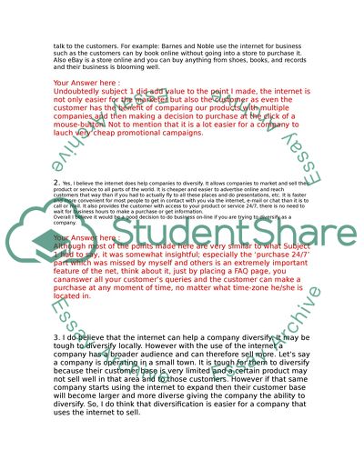 (discussion format )