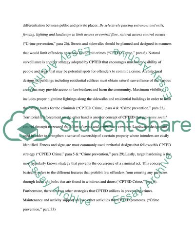 Crime prevention through environmental design