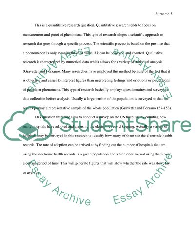 Topic and Research Questions