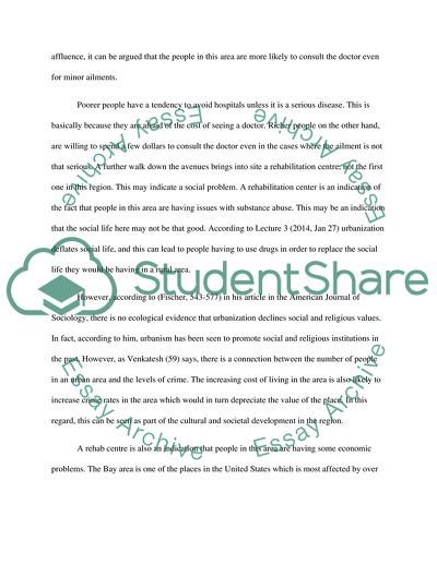 Urban Sociology - Sonoma County