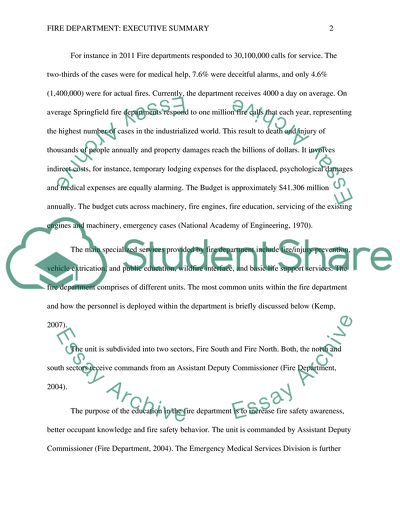 National Fire Department Census Quick Facts