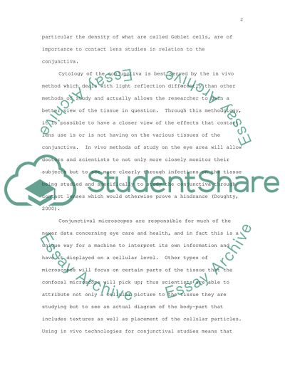 Conjunctiva and Contact Lenses