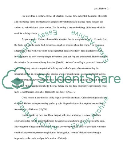 Sherlock Holmes: Detective and Criminal