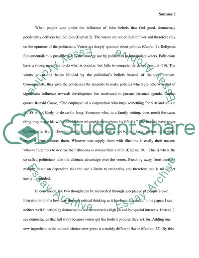 Market over Government