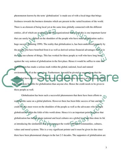 Has Globalization Affected the Natural Environment