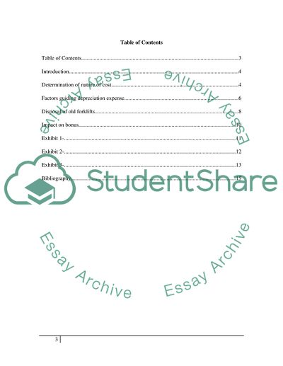 Depreciation of Lewis Driscoll and Delta Cargo