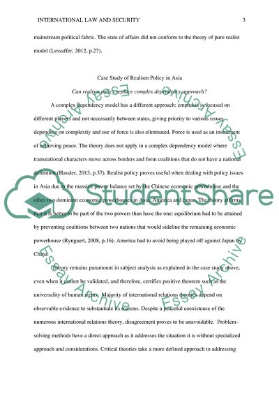 International Law and National Security