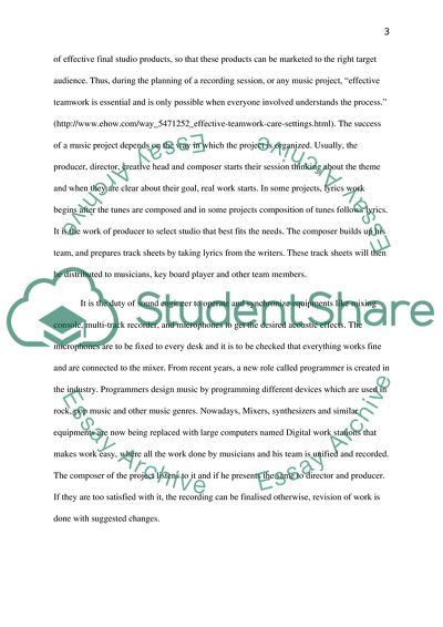 Review the sound recording and music industry