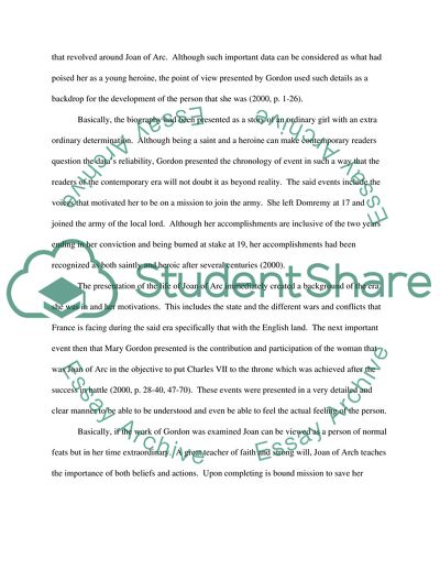 Joan of Arc by Mary Gordon