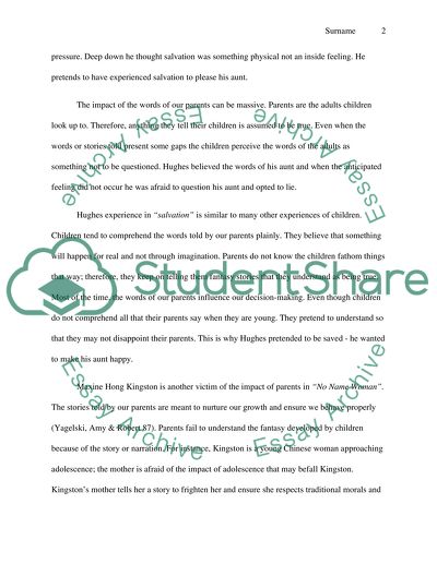 Our Parents Affect Us