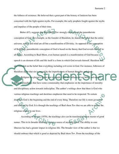 The Legend of Baal-Shem