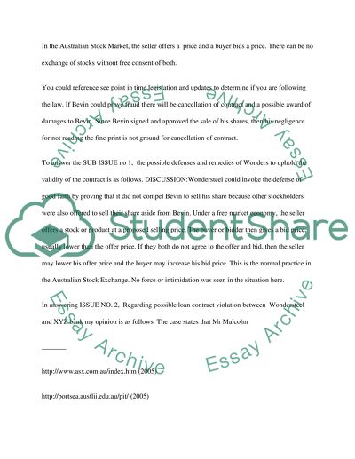 Corporate Law Subject