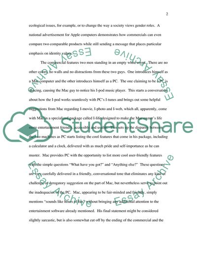 Television Commercial Analysis