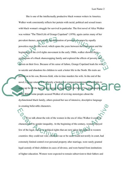 Tthe Gender Roles Found in the Literature of the Emerging New South