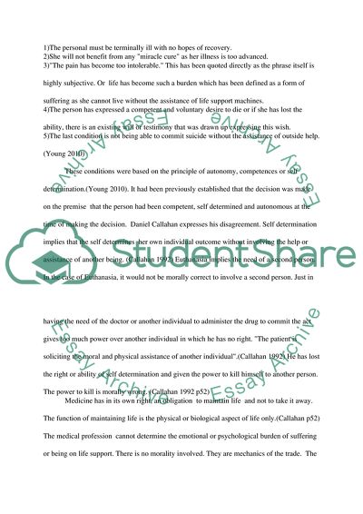 In What Circumstances Is Voluntary Euthanasia Morally Permissible