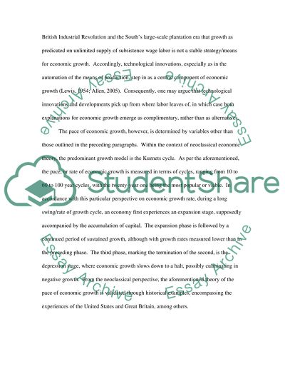 Different aspects of econimic growth