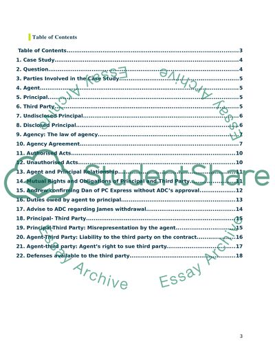 Agency and partnership law