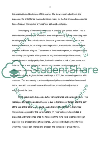 How Platos Text Can Be Read as Allegorizing Contemporary Scenario