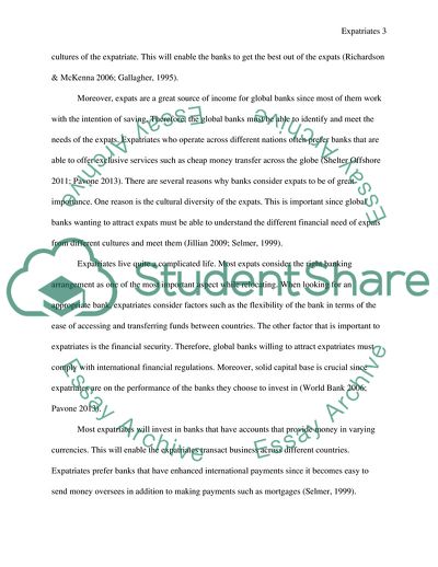 Reasons Why Expats Could Be of Interest to a Global Bank