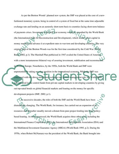 Role of International Organisations in Policy Process