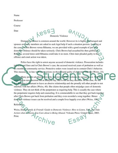 Family and Friends Guide to Domestic Violence