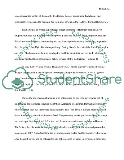 First written assignment